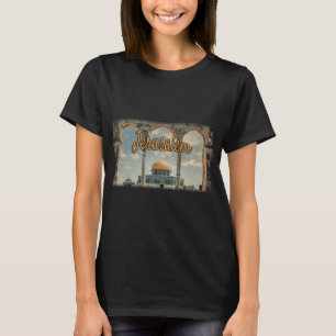 Mooie Jeruzalem-koepel van het Rock Design T-Shir T-shirt