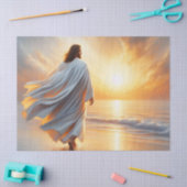 Mooie Jezus aan de Zee Tissue Papier (Craft)