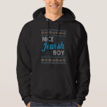 Mooie jodenjongen Ugly Hanukkah Sweater Chanukah J<br><div class="desc">Mooie Joodse jongen Ugly Hanukkah Sweater Chanukah Jew Kinder 1.</div>