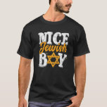 Mooie jodenjongen Ugly Hanukkah Sweater Chanukah J T-shirt<br><div class="desc">Mooie Joodse jongen Ugly Hanukkah Sweater Chanukah Jewish.</div>