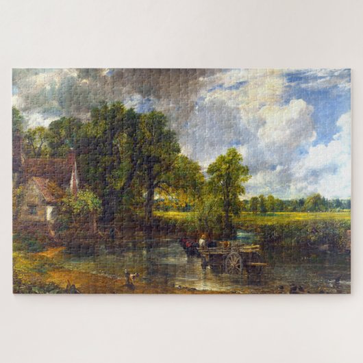 Mooie John Constable, "The Hay Wain", 1821, Legpuzzel (Horizontaal)
