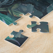 Mooie jonge fee met vlinders legpuzzel (Zijkant)