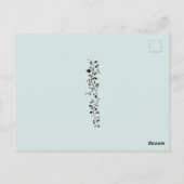 Mooie jonge kerst fee gouden vleugels briefkaart (Achterkant)