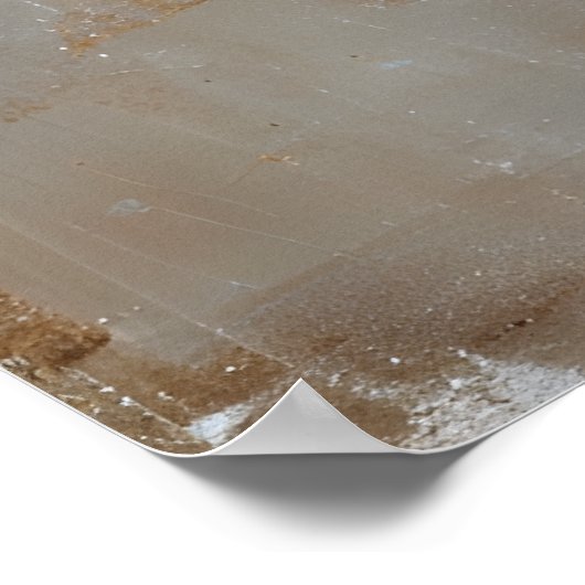 Mooie Jonge Mode Model Bloemenportretkunst Poster (Hoek)