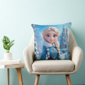 Mooie jonge sneeuwmaagd kussen (Stoel)