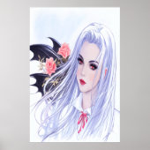 Mooie jongedame | AI Art Poster (Voorkant)