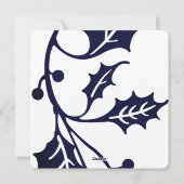 Mooie  jongen feestdagenkaart (Achterkant)