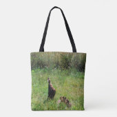 Mooie jongen van de wilde eend en moeder..... tote bag (Achterkant)