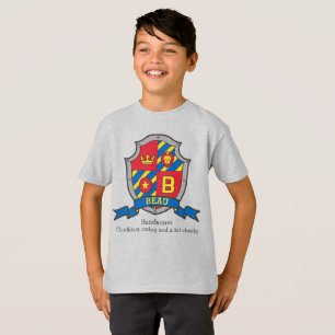 Mooie jongensnaam en betekenis ridderschild t-shirt