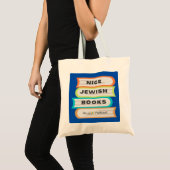 Mooie joodse boeken podcast logo canvas tas (Voorkant (product))