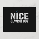 Mooie Joodse jongen Hanukkah Joodse familie Gift Briefkaart<br><div class="desc">chanukah,  menorah,  hanukkah,  dreidel,  jewish,  Boy,  vakantie,  religie,  kerst, </div>