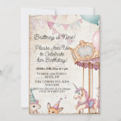 Mooie Journal Page w Animals 9th Birthday Party Kaart (Voorkant)