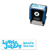 Mooie Jubbly goedgekeurde naamstempel Zelfinktende Stempel (In situ)