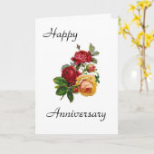 Mooie Jubileum Kaart (Gele Bloem)