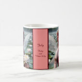 Mooie juli Fairy in Water Lelies Koffiemok (Center)