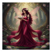 Mooie juli Ruby Fairy Perfect Poster (Voorkant)