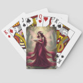 Mooie juli Ruby Fairy Pokerkaarten (Achterkant)