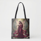 Mooie juli Ruby Fairy Tote Bag (Voorkant)