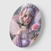 Mooie June Fairy in Roos Grote Klok (Hoek)