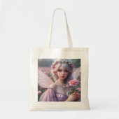 Mooie June Fairy in Roos Tote Bag (Voorkant)