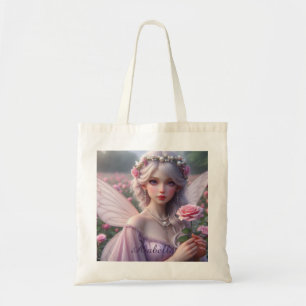Mooie June Fairy in Roos Tote Bag