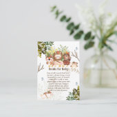 Mooie Jungle Dieren Baby BOEK Rijm Verzoek Informatiekaartje (Staand voorkant)