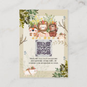 Mooie Jungle Dieren Baby BOEK Rijm Verzoek Informatiekaartje (Achterkant)