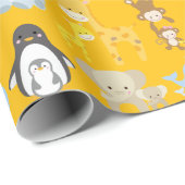 Mooie Jungle Dieren Inpakpapier – Dieren (Rol Hoek)