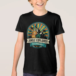 Mooie Jungle Explorer Safari Leeuw Wild Kinder T-s Tri-Blend Shirt