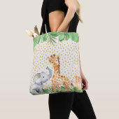 Mooie Jungle Safari Baby Dieren Tote Bag (Dichtbij)