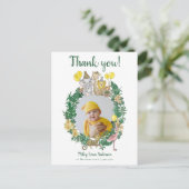 Mooie Jungle Safari Dieren Baby Shower Bedankt Briefkaart (Staand voorkant)