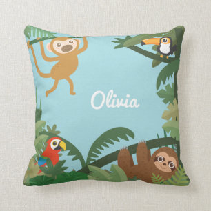 Mooie Jungle Thema Babykamer Decoratie Kussen