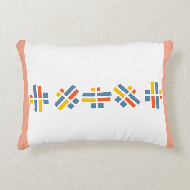 Mooie K- patroon nr. 1 Kussen (Voorkant)