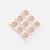 Mooie K patroon servetten (Hoek)