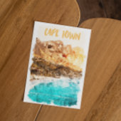 Mooie Kaapstad Tafelberg Aerial Uitzicht Briefkaart