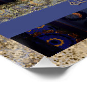 Mooie kaarsen Happy Chanoeka Square Perfect Poster (Hoek)