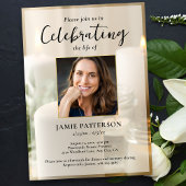 Mooie Kaarsen, Levensviering Foto Funeral Kaart