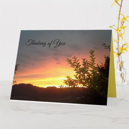 Mooie kaart om iemand te laten weten dat je om hem (Gele Bloem)