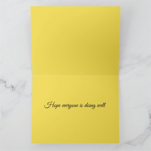 Mooie kaart om iemand te laten weten dat je om hem (Binnen)