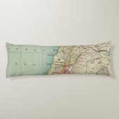 Mooie kaart van Israël Lichaamskussen (Achterkant)