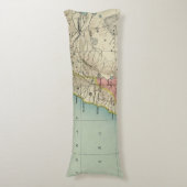 Mooie kaart van Israël Lichaamskussen (Voorkant Verticaal)