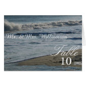 Mooie Kaarten voor strand- en zand-bruiloft (Voorkant Horizontaal)