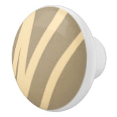 Mooie kabinetstrek met crème en beige keramische knop (Rechts)