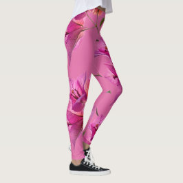 Mooie Kagoj Phool Papierbloem Botanische Flora Leggings