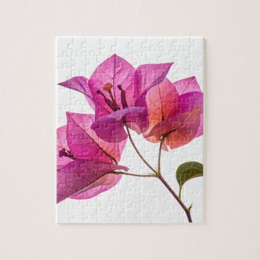 Mooie Kagoj Phool Papierbloem Botanische Flora Legpuzzel (Verticaal)
