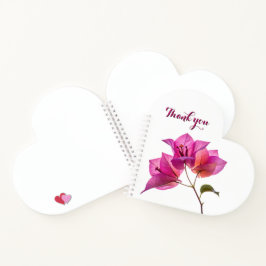 Mooie Kagoj Phool Papierbloem Botanische Flora Notitieboek