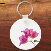 Mooie Kagoj Phool Papierbloem Botanische Flora Sleutelhanger (Voorkant)