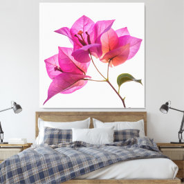 Mooie Kagoj Phool Papieren Bloem Botanische Flora Canvas Afdruk
