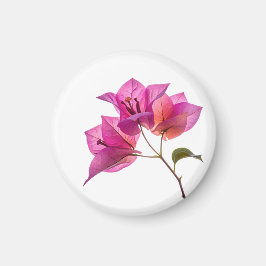Mooie Kagoj Phool Papieren Bloem Botanische Flora Magneet