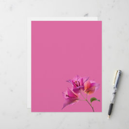 Mooie Kagoj Phool papieren bloemkaart Briefhoofd